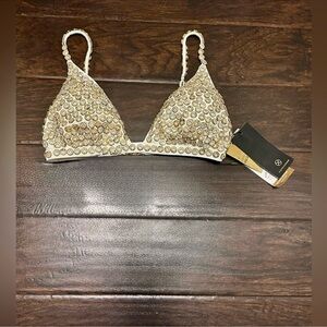ViX Beaded Shell Bikini Top L